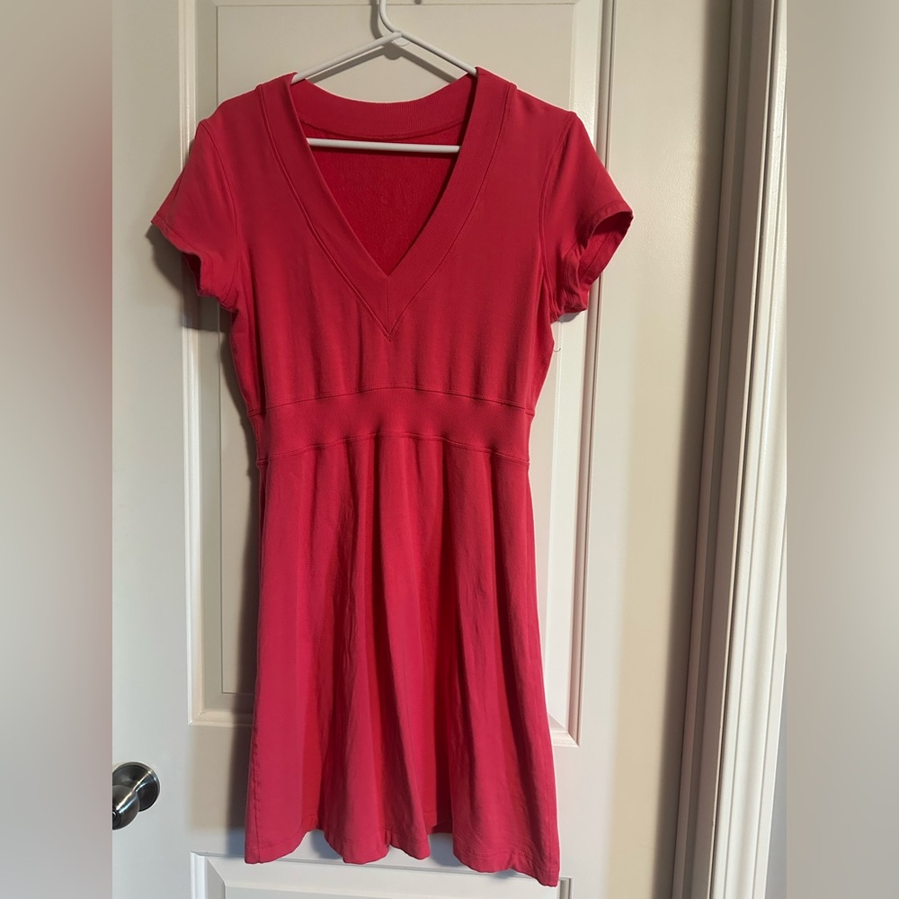 Lululemon Athletica Vibrant Red Mini Dress
